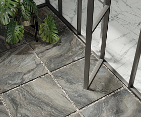 Керамогранит Italon Шарм Делюкс Гриджио Оробико Структурированный 60x60 см