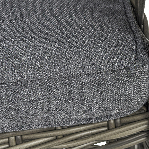 Цесена кресло плетеное из искусственного ротанга, цвет графит фото 6