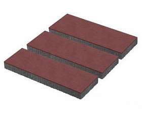 Тротуарная плитка Stellard Патио XL 80 мм Красный