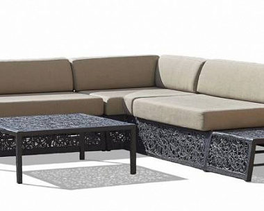 Комплект подушек Vitgarden из водостойкого поролона, цвет Casablanca