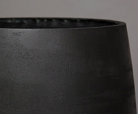 Кашпо Concretika Oval D30 H41 Charcoal