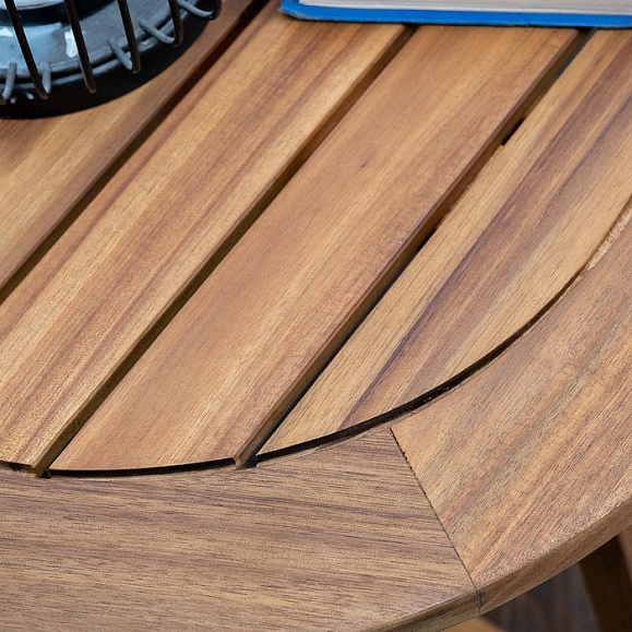 Кофейный комплект из акации DIRECTOR темно-серый Joygarden фото 6