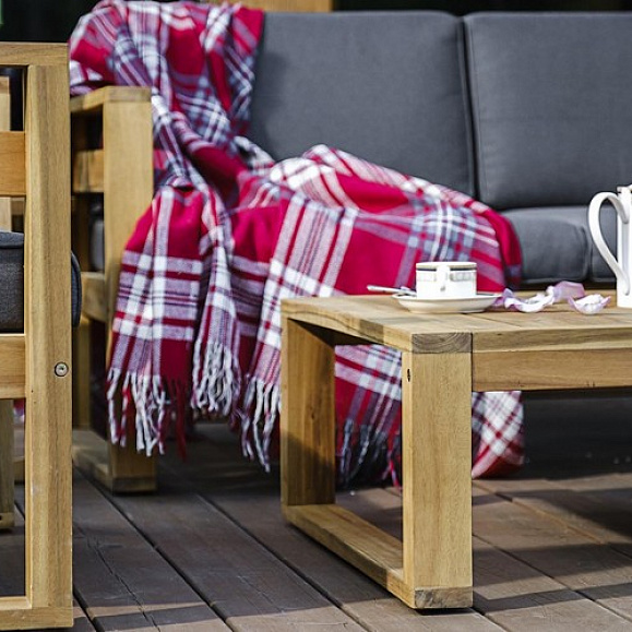 Диванный комплект из акации BOOKA с кофейным столом Joygarden фото 3