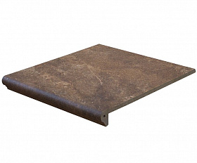 Клинкерная ступень флорентийская Interbau Abell 271 Красно-коричневый, 310*320*9,5 мм R10