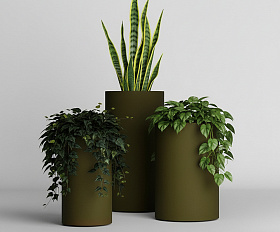 Кашпо Concretika Тюб Макси D40H60 Хакс 170 4010