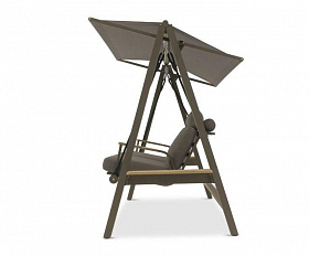 Качели Malmo Brafritid коричневый/коричневый, алюминий/тик