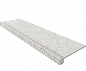 Комплект Керамогранитная ступень Estima CM01 33x120 см с бортиком + Подступенок 14,5х120 см
