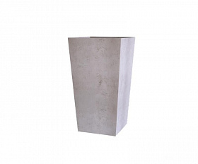 Кашпо Concretika Conic 30x30x50 Concrete White