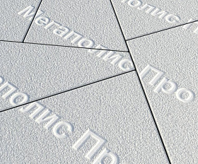 Тротуарная плитка Выбор Оригами Б.4.Фсм.8 80 мм Белый Гранит