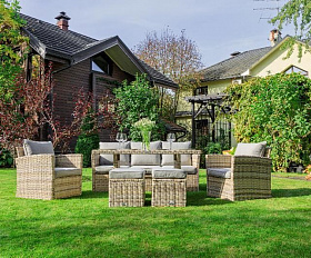 Комплект мебели Zoya Royal Family из искусственного ротанга, цвет бежевый