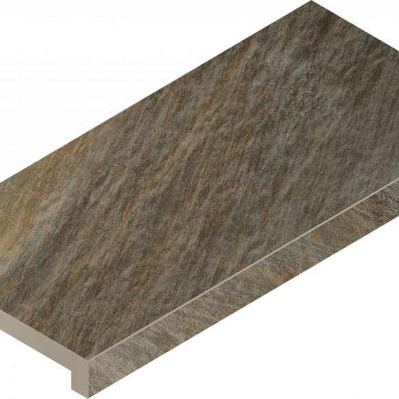 Керамогранитная ступень Italon Манетик X2 Дарк X2 33X60 Фронт фото 1