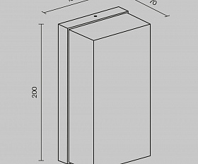 Настенный светильник (бра) Badd Maytoni O454WL-L10GF3K цвет Графит