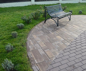 Тротуарная плитка Artstein Инсбрук Тироль 60 мм Color Mix Берилл