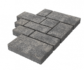 Тротуарная плитка Stellard Микс Сити 60 мм Грей