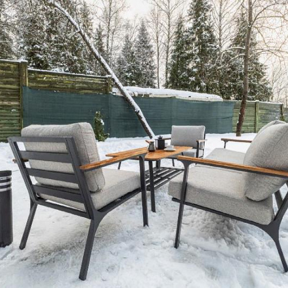 Лаунж-зона Oliver Royal Family алюминий, цвет антрацит фото 11