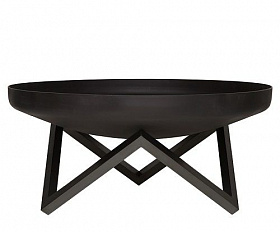 Костровая чаша чугунная Concretika Premium N80, толщина 12 мм