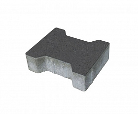 Тротуарная плитка 342 механический завод Катушка 200х165х80 мм, черный