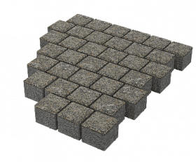 Тротуарная плитка Stellard Квадрат 100х100х60 мм Китайский гранит