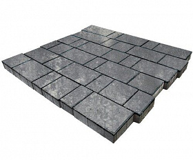 Тротуарная плитка Steinrus Bergamo 40 мм Colormix Актау