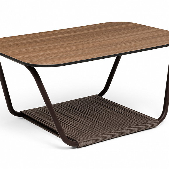 Гранада журнальный стол 90х60см из HPL, цвет дуб фото 1