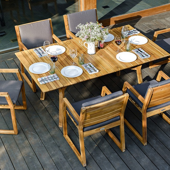 Обеденная группа из акации MODENA на 6 персон Joygarden фото 3