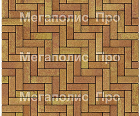 Тротуарная плитка Выбор Паркет Б.4.П.6 Листопад Каир