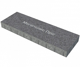 Пошаговая плита для дорожек 900x300x80 мм Черная с гранитной крошкой