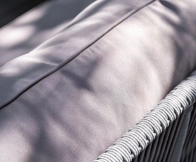 Кресло Канны 4SIS из роупа (веревки), цвет светло-серый