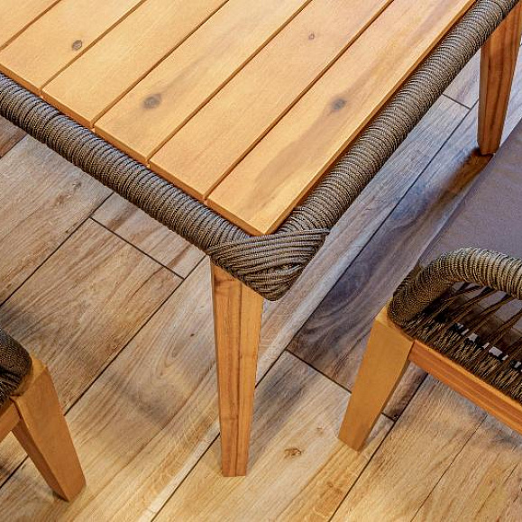 Комплект Chloe с кофейным столом Royal Family из дерева, цвет серый фото 6