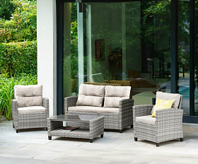 Комплект плетеной мебели AFM-804C Grey