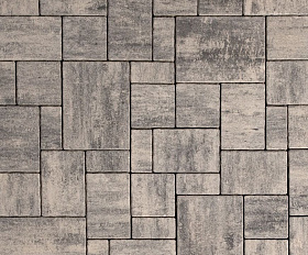 Тротуарная плитка 342 Механический завод Бавария ColorMix 60мм Арктика