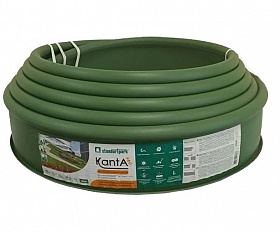 Бордюр садовый KANTA Standartpark PRO пластиковый Оливковый