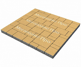 Тротуарная плитка Выбор Мюнхен Б.2. Фсм.6 60 мм гранит Желтый