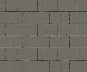 Тротуарная плитка Фабрика Готика Старый город 260х160х60, 160х160х60, 100х160х60, PROFI Светло-серый на сером цементе ч/п