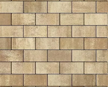 Брусчатка Braer Прямоугольник ColorMix 200х100х40 мм Миндаль