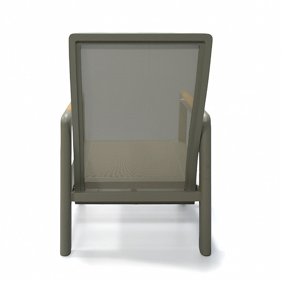 Бари кресло, каркас алюминий, цвет светло-серый фото 6