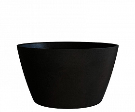 Кашпо Concretika Bowl D80 H45 Nero