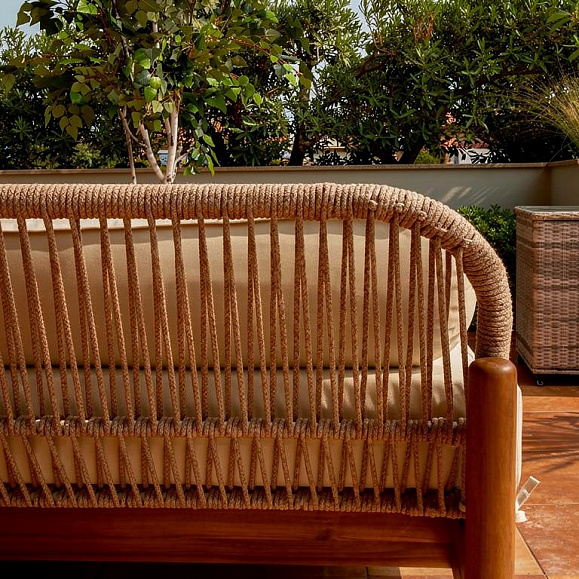 Кушетка Eleonora Royal Family из натурального дерева фото 4