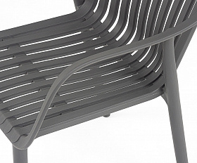 Мохито стул пластиковый, цвет темно-серый
