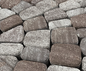 Тротуарная плитка Нобетек Классика 1КЛ6Ф Колормикс №25 Шоколад