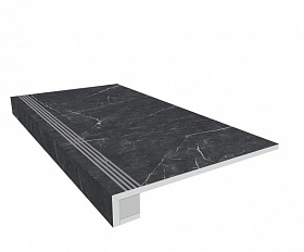 Комплект Керамогранитная ступень Estima VS03 33x120 см с бортиком + Подступенок 14,5х120 см