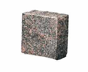 Брусчатка гранитная 100x100x50 мм пилено-колотая Месторождение Гора Токимовка Француженка