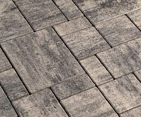 Тротуарная плитка 342 Механический завод Бавария ColorMix 60мм Арктика