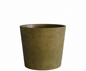 Кашпо Concretika Crater D30 H24 Avocado Green