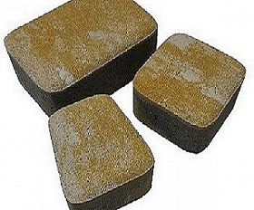 Тротуарная плитка Лидер 40 Классика-3 Color Mix 60 мм Янтарь