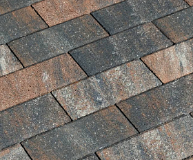 Брусчатка Нобетек 2П6Ф 200x100x60 Колормикс №29 Вулкан