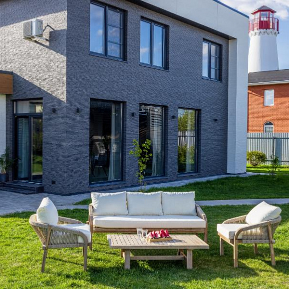 Лаунж-зона Michelle Royal Family из дерева, цвет бежевый фото 11