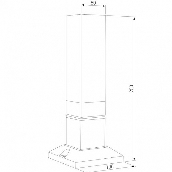 Уличный светильник Elektrostandard IP54 1536 TECHNO LED серый фото 6