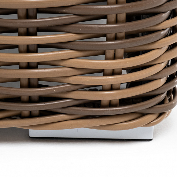 Палермо журнальный столик из искусственного ротанга, цвет соломенный фото 7