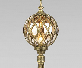 Уличный светильник Elektrostandard Sirius F IP44 черное золото